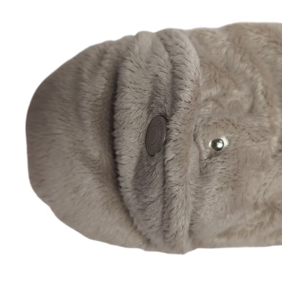 Carters Baby Pram 3-6 months Tan Bear Ears Full Zip Furry Little Explorer One Pc - Picture 5 of 10